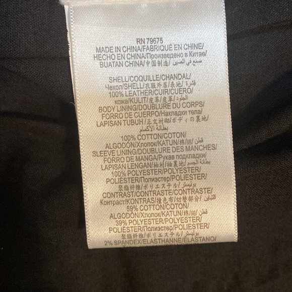 New Bcbg Maxazria burgundy moto biker leather jacket Blake - Picture 7 of 16